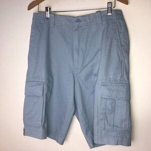 Roundtree & Yorke Light Blue Men's Cargo Shorts Men's 32x11 NWT